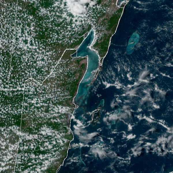 météo tropicale : Image satellite .