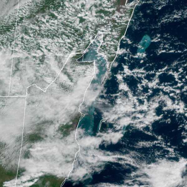 météo tropicale : Image satellite .