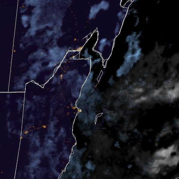 météo tropicale : Image satellite .