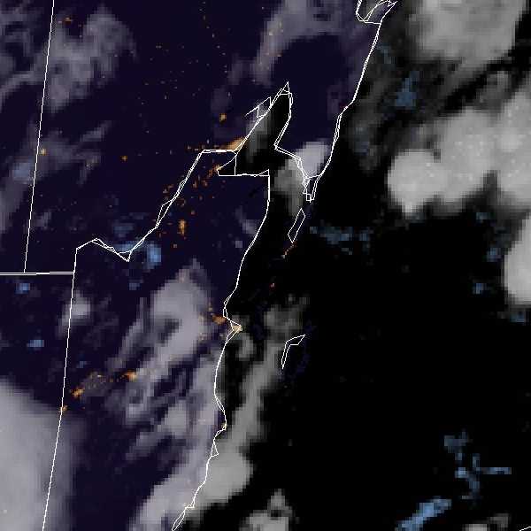 météo tropicale : Image satellite .