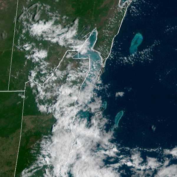 météo tropicale : Image satellite .