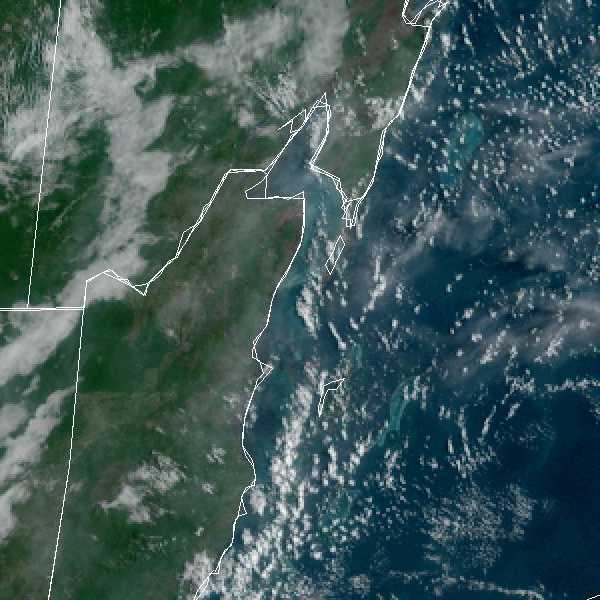 météo tropicale : Image satellite .