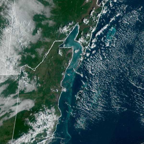 météo tropicale : Image satellite .