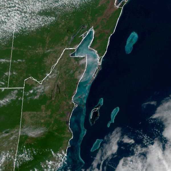 météo tropicale : Image satellite .