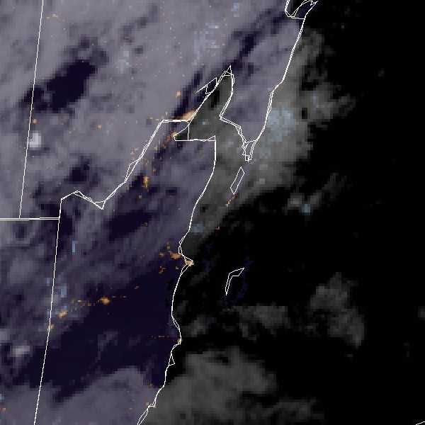 météo tropicale : Image satellite .