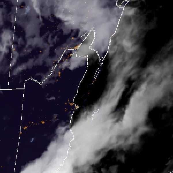 météo tropicale : Image satellite .