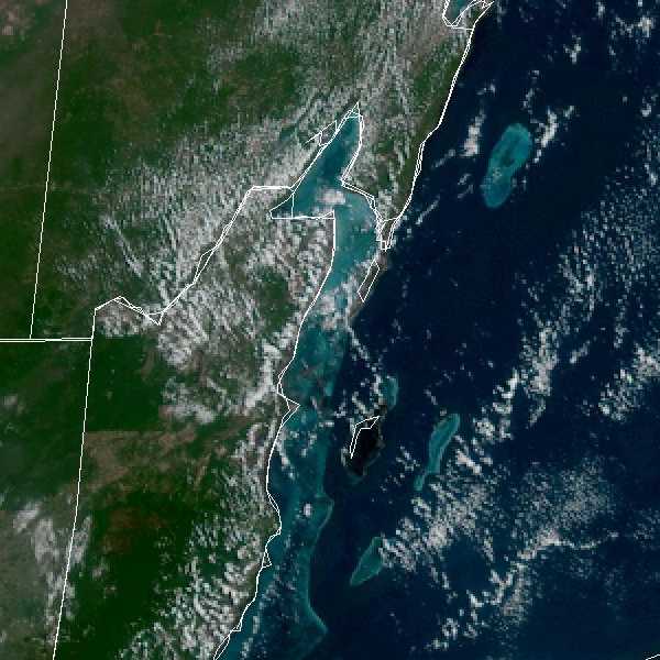 météo tropicale : Image satellite .