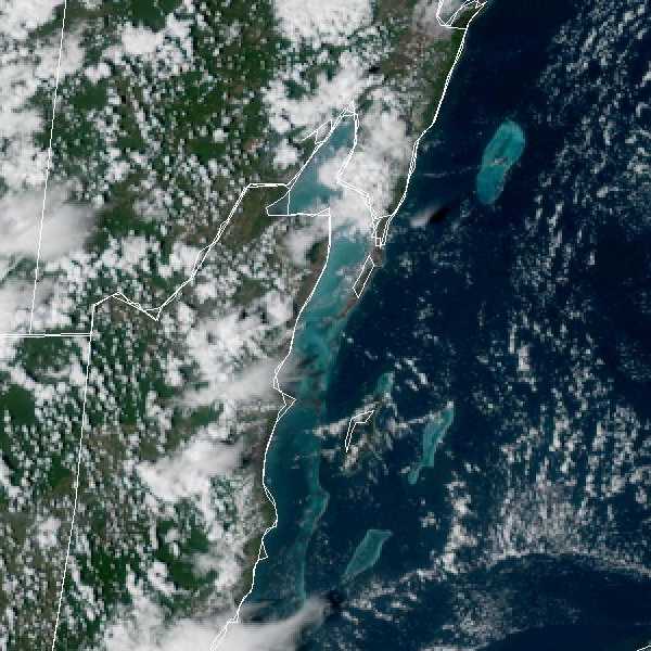 météo tropicale : Image satellite .