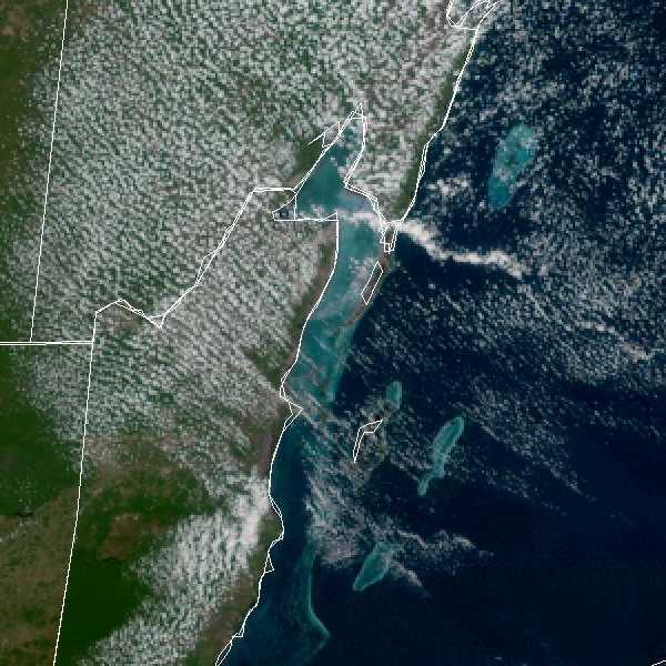 météo tropicale : Image satellite .