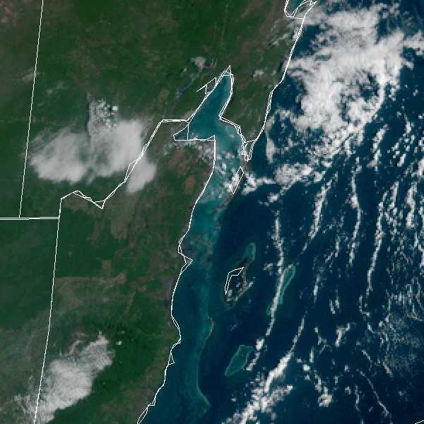 météo tropicale : Image satellite .
