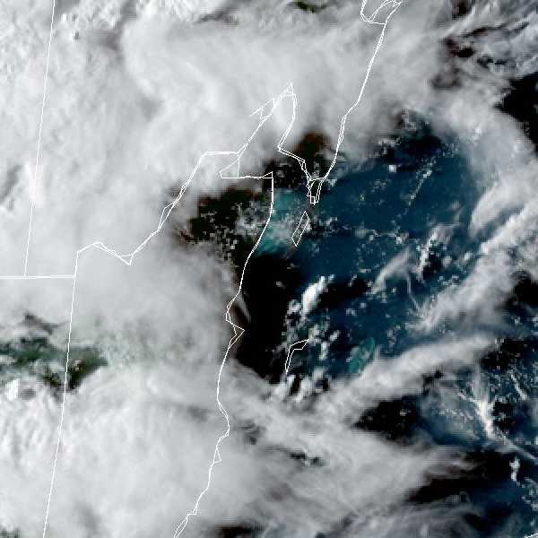 météo tropicale : Image satellite .