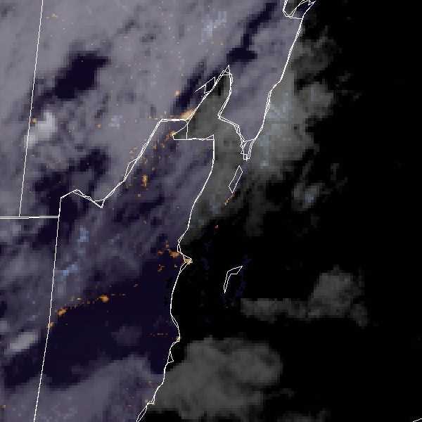 météo tropicale : Image satellite .