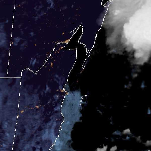 météo tropicale : Image satellite .