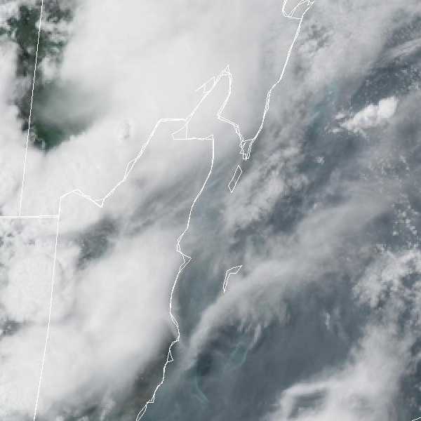 météo tropicale : Image satellite .