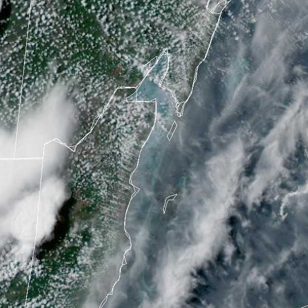 météo tropicale : Image satellite .