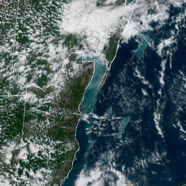 météo tropicale : Image satellite .