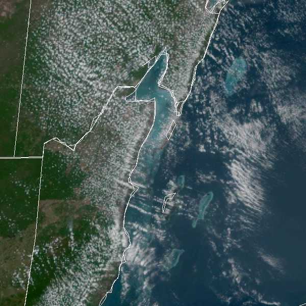 météo tropicale : Image satellite .