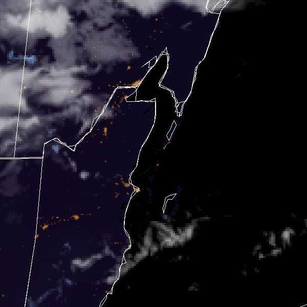 météo tropicale : Image satellite .