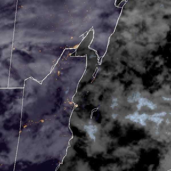 météo tropicale : Image satellite .