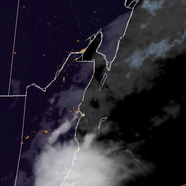 météo tropicale : Image satellite .