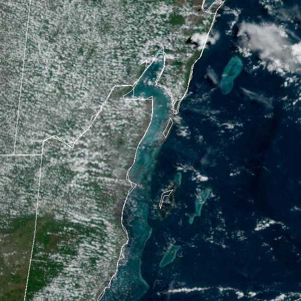 météo tropicale : Image satellite .