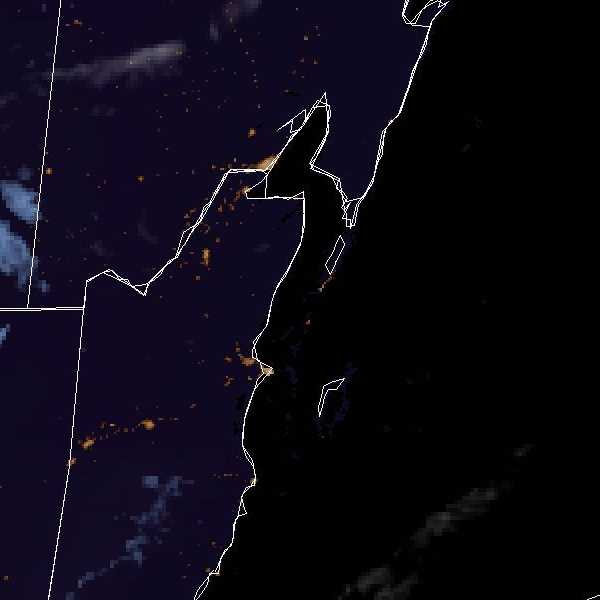 météo tropicale : Image satellite .