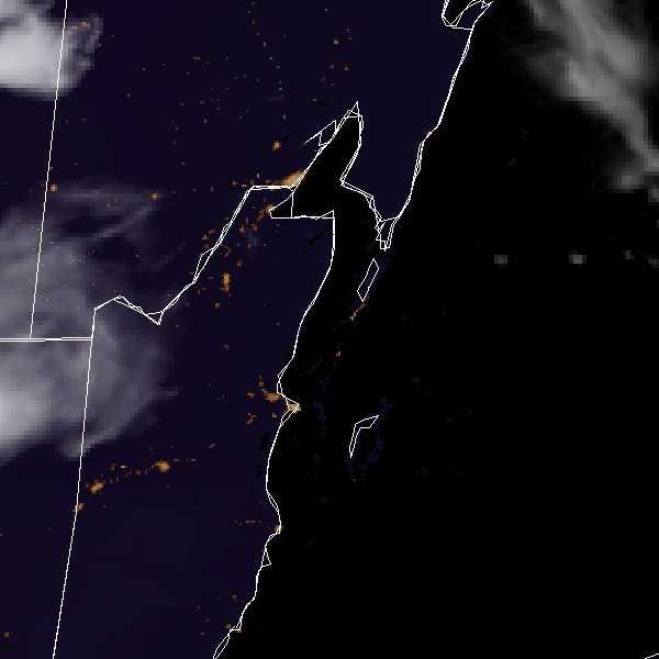 météo tropicale : Image satellite .