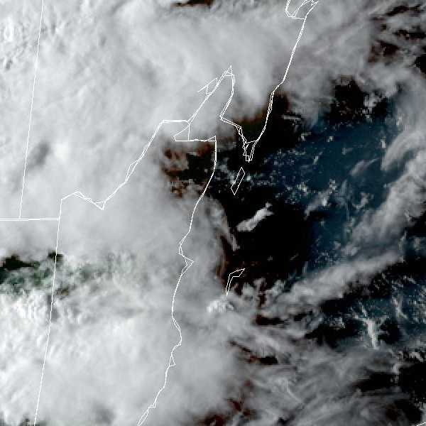 météo tropicale : Image satellite .