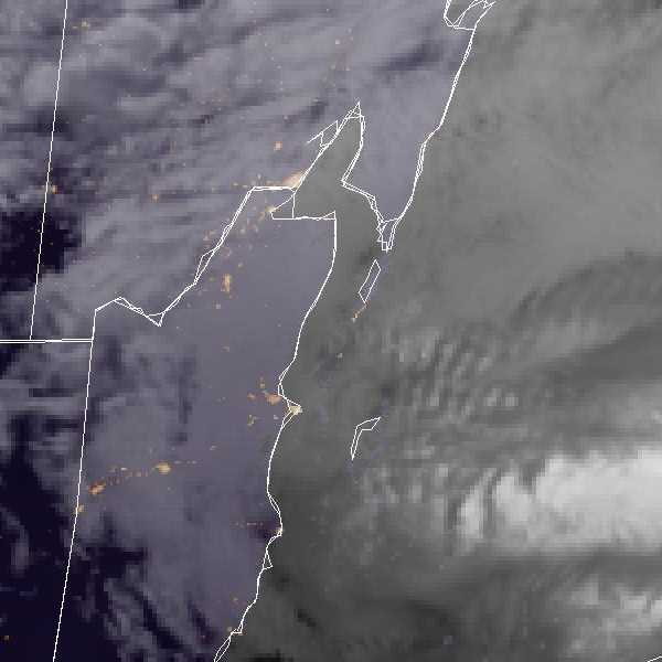 météo tropicale : Image satellite .