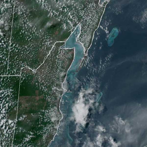 météo tropicale : Image satellite .