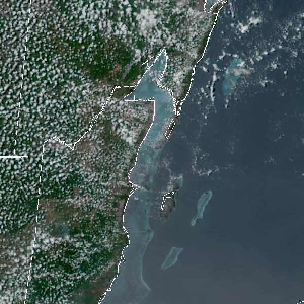 météo tropicale : Image satellite .
