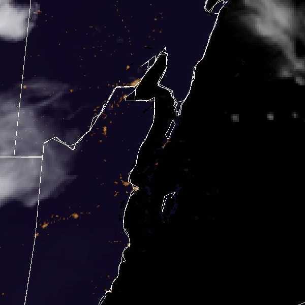 météo tropicale : Image satellite .