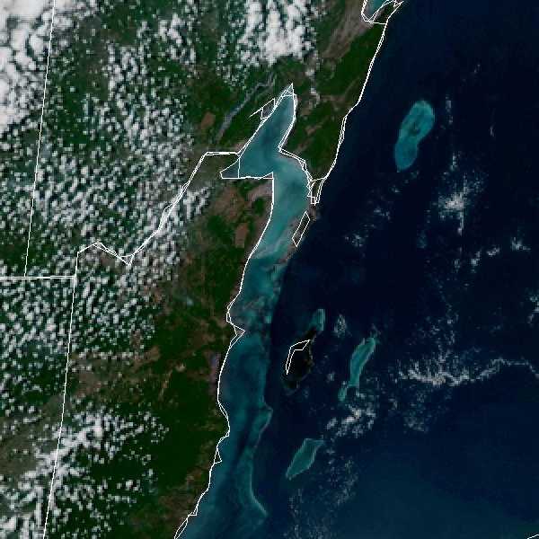 météo tropicale : Image satellite .