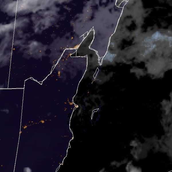 météo tropicale : Image satellite .