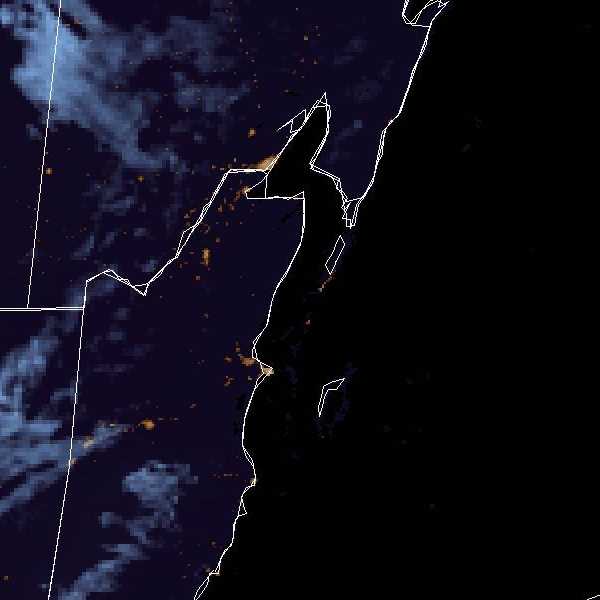 météo tropicale : Image satellite .