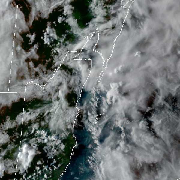 météo tropicale : Image satellite .