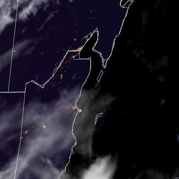 météo tropicale : Image satellite .