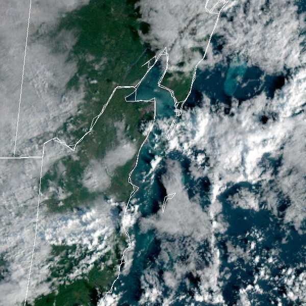 météo tropicale : Image satellite .