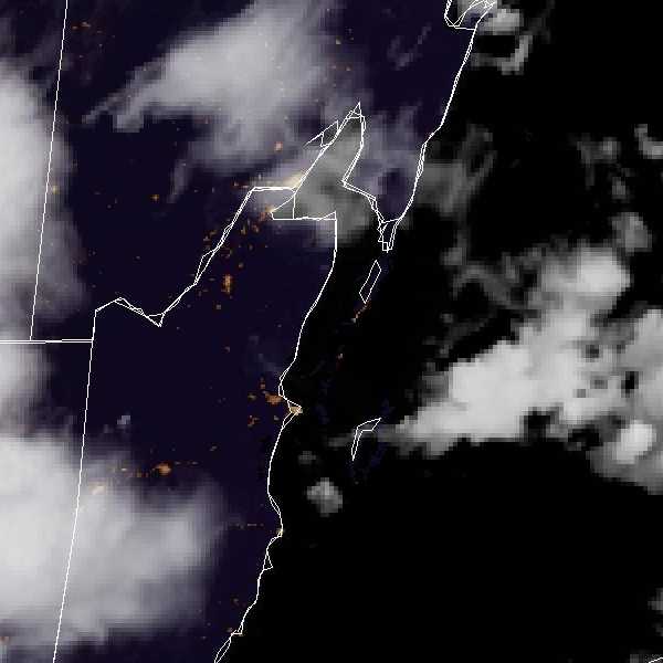 météo tropicale : Image satellite .
