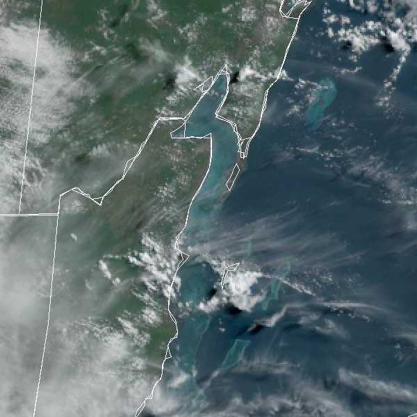 météo tropicale : Image satellite .