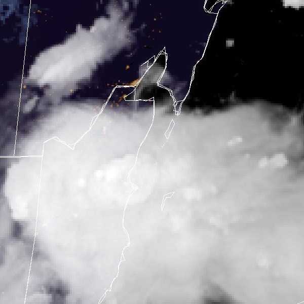 météo tropicale : Image satellite .