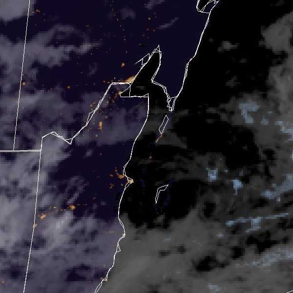 météo tropicale : Image satellite .