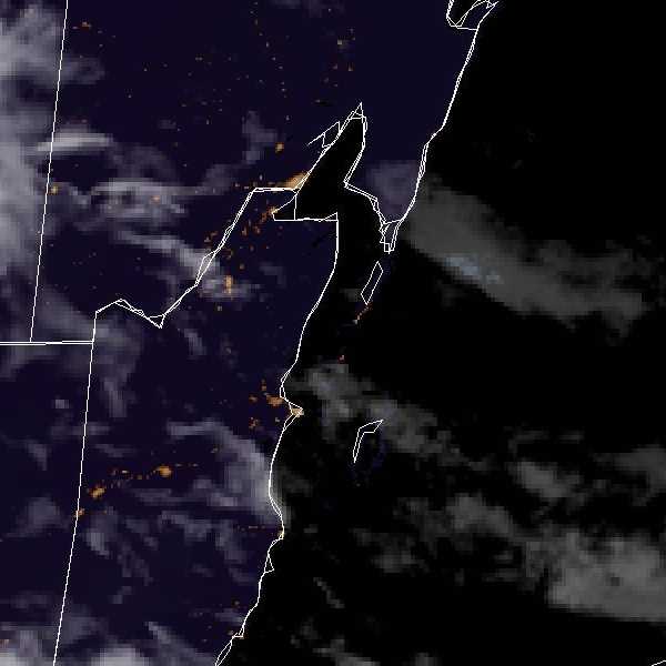 météo tropicale : Image satellite .