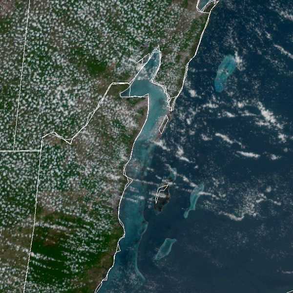 météo tropicale : Image satellite .