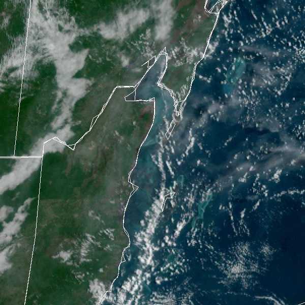 météo tropicale : Image satellite .