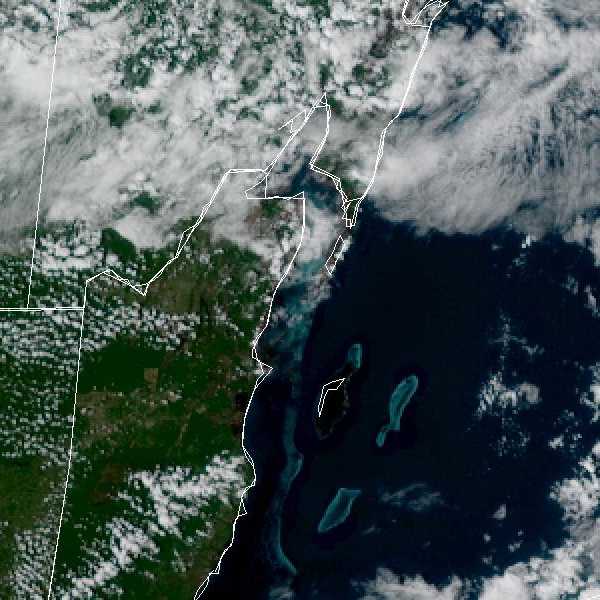 météo tropicale : Image satellite .