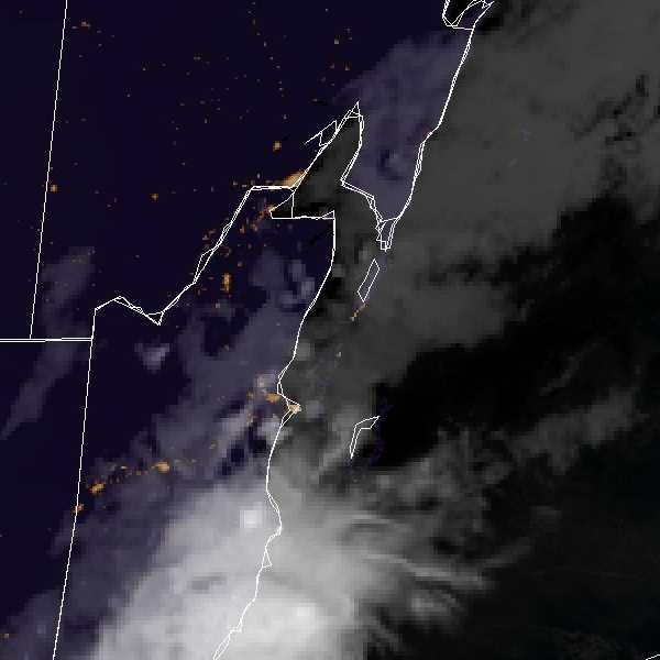 météo tropicale : Image satellite .