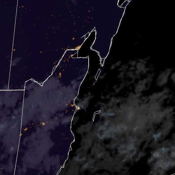 météo tropicale : Image satellite .