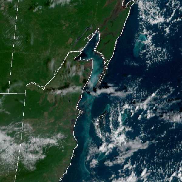 météo tropicale : Image satellite .