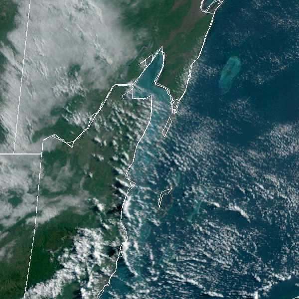 météo tropicale : Image satellite .